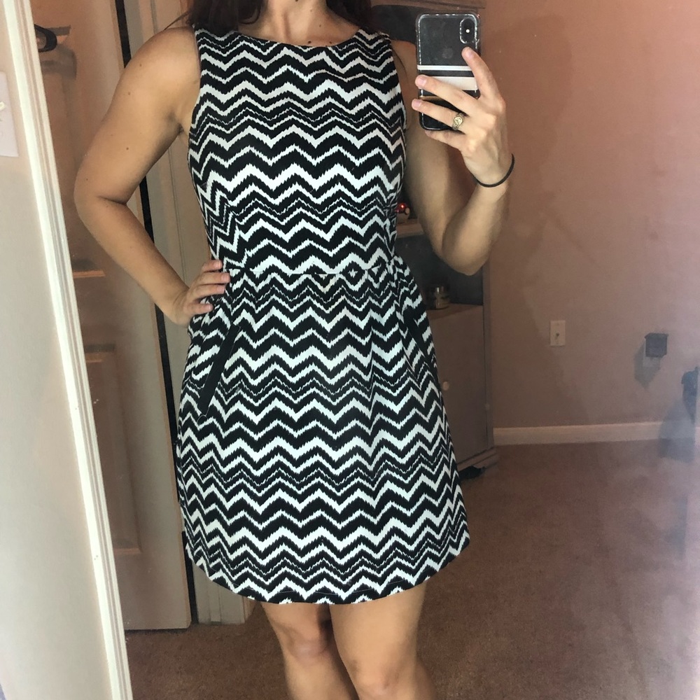 Charming Charlie Black and White dress